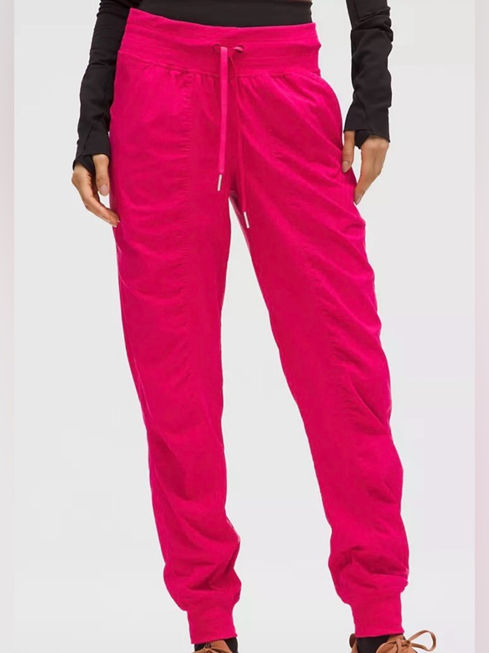 lululemon athletica Bright Pink Drawstring Joggers